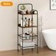 thumbnail image 3 of Estante para Cocina con Ruedas 4 Niveles, Carrito Organizador de Almacenamiento Cocina con Estante y Cesta Metal, Negro, 3 of 5