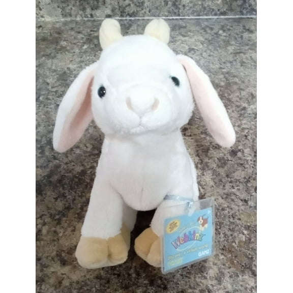 WEBKINZ - BILLY The GOAT HM629 (New With Unused Code) 10" Plush