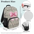 thumbnail image 7 of HUIACONG Light Camo Bow School Backpack for Boys Girls Ages 6-18 Water Resistant Multi Pocket Padded Adjustable Straps Large Capacity Bookbag for Elementary Middle High School Daily Use, 7 of 7