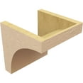 thumbnail image 5 of 9"W x 9"D x 9"H Wide Stockport Rough Cedar Woodgrain TimberThane Corbel, Primed Tan, 5 of 6