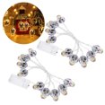 thumbnail image 4 of 2 uds luces de cadena de calavera ANGGREK decorativas de terror 15 m 10 luces LED, 4 of 8