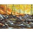 thumbnail image 2 of Richter, Cornelia 32x25 Gold Ornate Wood Framed with Double Matting Museum Art Print Titled - Von Stein zu Stein, 2 of 4