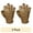 Tan Camo, variant on (2 pack) Harbinger Padded Leather Tan Camo Weight Lifting Gloves, XL