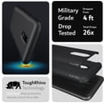 thumbnail image 3 of TUDIA Merge OnePlus 6T Case Dual Layer Heavy Duty Slim Hard Case - Matte Black, 3 of 7