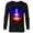 Black, variant on Marvel Studios The Marvels Monica Captain Marvel Ms. Marvel - Long Sleeve T-Shirt for Men - Customized-White