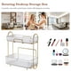 thumbnail image 4 of Organizador de tocador de 2 niveles con mango de metal organizador cosmético para dormitorio sala de estar JShteea El nuevo, 4 of 7