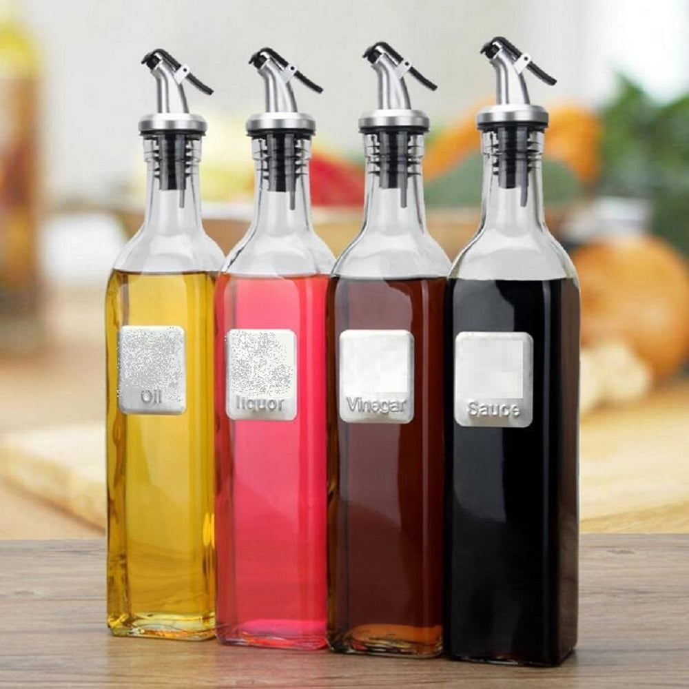 Olive Oil and Vinegar Glass Dispenser Pourer Bottle VB2 