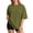 Dark Green, variant on MOYIKO Oversized T shirts for Women V Neck Short Sleeve Loose Tees Summer Casual Basic Tops