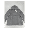 Perry Ellis Portfolio Men's 1/4 Zip Knit Hoodie, Steel Heather, Size XL