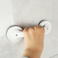 SIEYIO Simple Shower Handle Grab Bars for Bathroom Ultra Grip Dual Locking Safety Suction Cups
