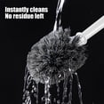 thumbnail image 6 of Gumesh 18.5 Inch Toilet Bowl Cleaner Brush, Plastic Bathroom Cleaning Brush with Holder - Stiff Bristles,White, 6 of 6