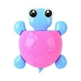 thumbnail image 2 of Adorable Animal Toothbrush Holder with Strong Suction Cups - Turtle-Themed Bathroom Wall Mounted Storage Rack for Toothbrush and Toothpaste Organization - D, 2 of 5