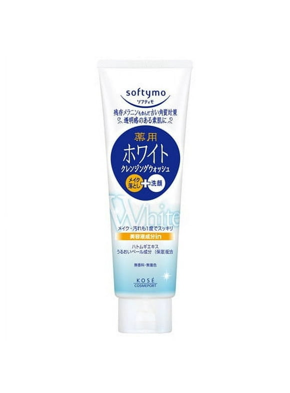 KOSE Softymo White Makeup Cleansing and Facial Foam 190g