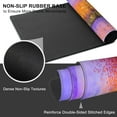 thumbnail image 2 of Mouse Pad, Large Colorful Autumn Trees Desk Mat, Extended Non-Slip Gaming Keyboard Mousepad Desk Pad, Thick Stitched Edges Waterproof Mouse Mat 31.5"x15.7" (Fall Nature Landscape Oil Painting), 2 of 6