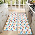 thumbnail image 4 of Kitchen Rugs Sets Of 2,Colorful Dinosaurs Pattern Anti Fatigue Kitchen Mat Rugs Non Slip Washable,Decorative Kitchen Floor Mats for Kitchen,Sink,Laundry,17"X47", 4 of 5
