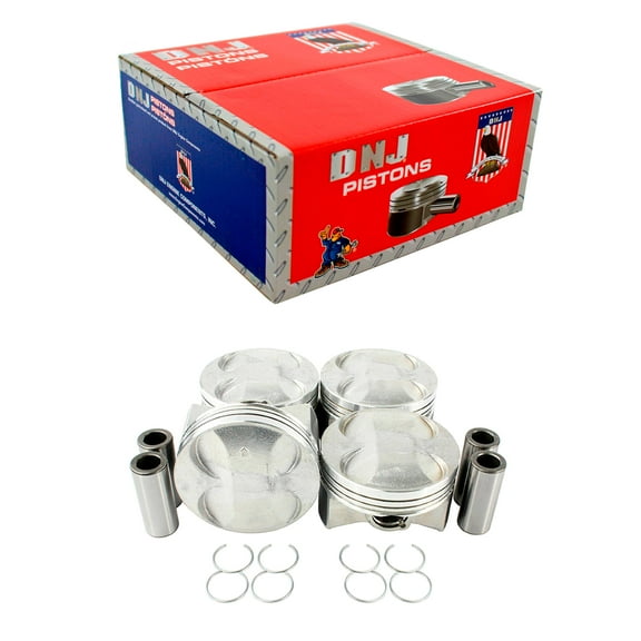 DNJ P236 Standard Complete Piston Set Fits Cars & Trucks 02-11 Acura Honda Civic RSX 2.0L DOHC