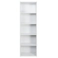 ZENSTYLE 5 Tier Decorative Bookcase Storage Shelves for Bedroom & Home