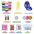 thumbnail image 7 of DIY Slime Kit Supplies Kids - Ready Slimes Making Kits Craft for Girls Boys Children Set Includes Big Box, Glow Powder, Fluffy Slim, Clear Slime, Glitter, Egg Putty Fruit Slices, Fish, 7 of 7