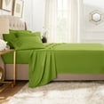 thumbnail image 2 of Clara Clark  Hotel Luxury 6 Piece Sheet Set - Super Soft Bedding Sheets & Pillowcases Twin - Calla Green, 2 of 5