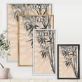 thumbnail image 4 of Designart 'Vintage Black and White Bamboo I' Traditional Framed Canvas Wall Art Print, 4 of 5