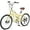 Yellow, variant on 24 inch Bicycle for 10+yr or 5'0"-5'7" Adult with Cargo Space(small pets, items), 6-Speed Gears, Disc Brakes & Durable Lightweight Steel Frame, City Commuter Bike, 85% assembled for Gift (Yellow)