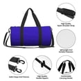 thumbnail image 4 of Balery Darkblue Bolsa de Gimnasio para Mujeres y Hombres, Bolsa de Viaje Impermeable, Bolsa de Fin de Semana con Compartimento para Zapatos y Bolsillo Húmedo, 4 of 6