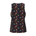 thumbnail image 5 of Fotbe Rainbow Jellyfishes Pattern Men's Quick Dry Workout Tank Top Gym Muscle Tee Fitness Bodybuilding Sleeveless T Shirt Breathable Workout Shirt-Small, 5 of 9