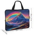 thumbnail image 2 of Werpe Rainbow Stars Diving Fabric Laptop Carrying Bag Computer Protect Case 13inch, 2 of 5