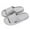 Grey, variant on Slippers Men Slides Women Non Open Toe Womens Sandals Dressy Breathable Cute Summer Shoes for Summer Beach