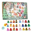 thumbnail image 4 of 24PCS Christmas Rubber Ducks Toys,Novelty Santa, Snowman, Xmas Tree Ducks, Winter Holiday Party Favors & Goodie Bag Fillers, Kids' Classroom Prizes & Stocking Stuffers multicolor, 4 of 5