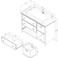 thumbnail image 3 of South Shore Balka, Bohemian Harmony Changing table,  White, 3 of 17