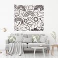 thumbnail image 2 of Yayeee Tapestry Wall Hanging for Bedroom 60" x 40" Living Room Home Wall Art Decor, Rainbows, 2 of 7