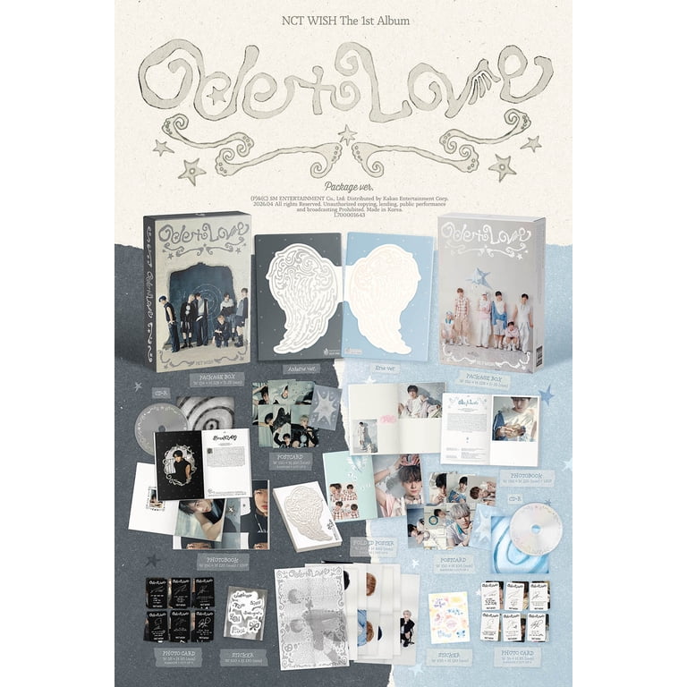 NCT WISH - ODE TO LOVE 1st Album PACKAGE RANDOM Version - Walmart.com
