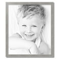 thumbnail image 2 of ArtToFrames 25" x 29" Classic Silver Picture Frame, 25x29 inch Silver Wood Poster Frame (WOM-4926), 2 of 7