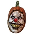 thumbnail image 1 of Carving Pumpkin Creepy Clown Face Adult Overhead Latex Mask Horror Halloween, 1 of 2