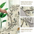 thumbnail image 5 of Yayeee 4 Pack Dining Chair Covers Stretch Parson Chairs Slipcovers Seat Protector, Beige Birds, 5 of 6