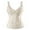 Khaki, variant on Women's Jacquard Shoulder Straps Corset Tops Lace Up Overbust Bustier Renaissance Court Push Up Crop Tops Waist Cincher