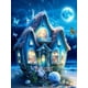 thumbnail image 1 of Dream Castle Landscape Diamond Mosaic Beautiful Sea Shell House DIY Diamond Painting New Arrival Embroidery Cross Stitch PP5014Square 60x80cm Gao Jinjia LED, 1 of 2