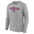 thumbnail image 2 of Men's Gray FC Dallas Victory Arch Long Sleeve T-Shirt, 2 of 3