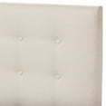 thumbnail image 4 of Baxton Studio Alinia Tufted Full Panel Platform Bed in Light Beige, 4 of 5