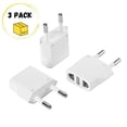 thumbnail image 2 of Bates- European Plug Adapter, 3 pc, Travel Adapter, US to Europe Plug Adapter, EU Adapter, Electrical Adapters, Converter Plug, European Outlet Adapter, Travel Plug Adapter, Converter Plug for Europe, 2 of 4