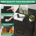 thumbnail image 4 of Glyxxen 2 Drawer File Cabinet with Lock, Metal Vertical Filing Storage Cabinet for Home Office, Fit Letter/A4/Legal Size File, Black, 4 of 10