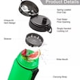 thumbnail image 2 of Termo Deportivo Uzspace 500ml Color Verde, 2 of 6