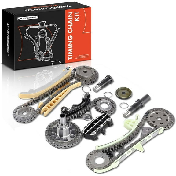 A-Premium 19PCS Engine Timing Chain Kit W/Tensioner & Sprocket [fit SOHC 6Cyl 4.0L] Compatible with Ford Mustang 05-10, Explorer, Explorer Sport Trac, Ranger & Mazda B4000 & Mercury Mountaineer 98-10