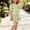 Green, variant on BRGZLK Girls Summer 2 Piece Outfits Summer Short Sleeved Cute Cherry Print Short Sleeve T-Shirt Matching A-Line Skort Mini Skirts Set For 1-9 Years