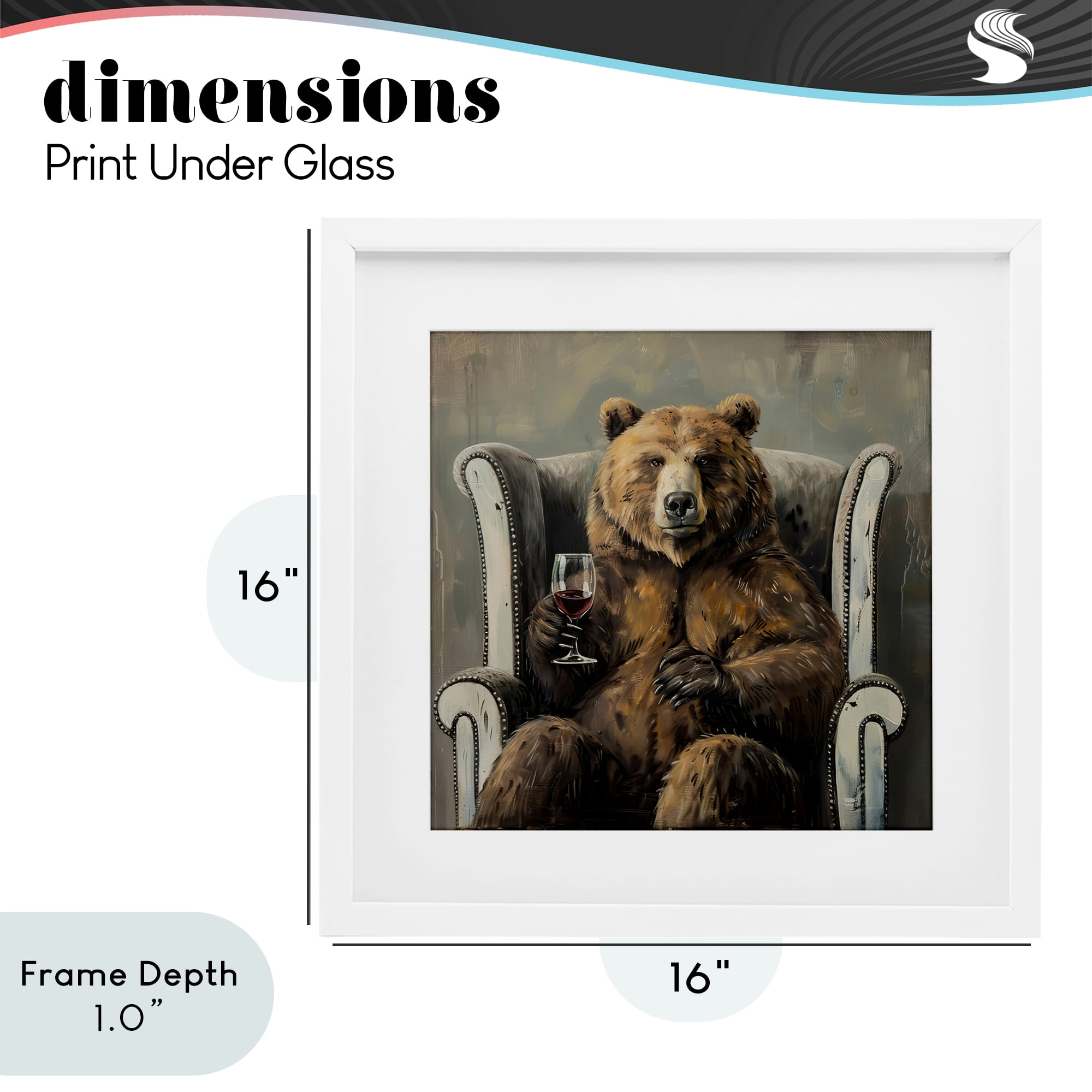 Stupell Industries It Was A Rough Day White Framed Print Under Glass, design by Tina LeCour
