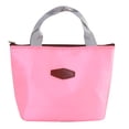 thumbnail image 1 of Bolsa de almuerzo portátil con aislamiento térmico, bolsas con cierre de cremallera, bolsa para hombres y mujeres (rosa), 1 ud., 1 of 2