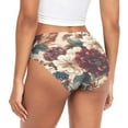 thumbnail image 6 of Women's Underwear Burgundy Hydrangeas Hipster Panties Underwear for women, Medium, 6 of 9