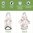 thumbnail image 6 of Honeii Romantic Travel In Paris Print Small Dog Hoodies Pet Hooded Sweatshirts Fall Winter Puppy Cat Sweaters Warm Clothes for Small Dogs Outfits Costume-Medium, 6 of 7