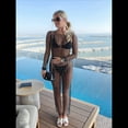 thumbnail image 4 of Vestido de Transparente con Perlas y Diamantes de Imitación para Mujer. Traje de Baño Tipo Bikini. Negro XL, 4 of 10